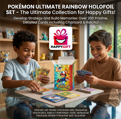 Ultimate 200+ Holofoil Pokémon Card Collector's Set – Charizard & Pikachu Included
