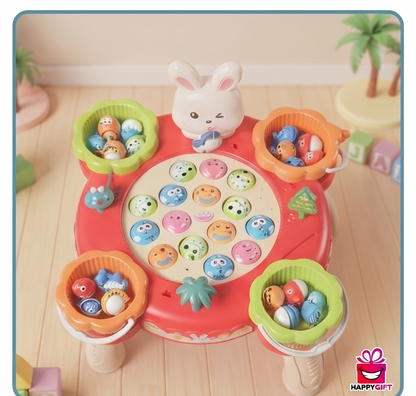 Mega Fun Rabbit Fishing Plate – Interactive Kids Fishing & Play Table!
