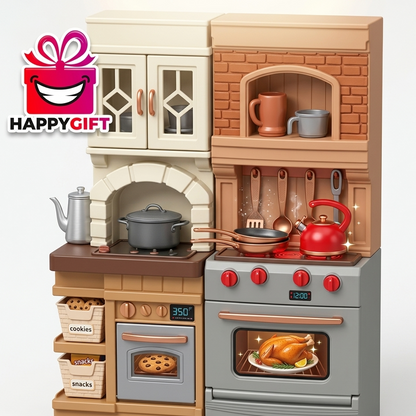 My First Chef Kitchen Playset – Electronic Toy Kitchen with Lights & Sound