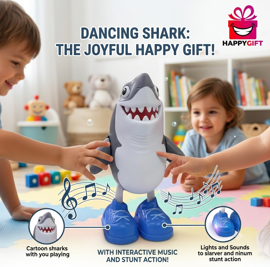 Fun Children's Play: Walking & Musical Shark Toy!
