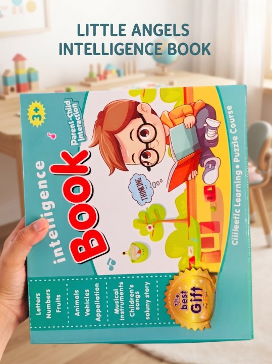 Little Angels Intelligence Learning Book – Interactive Early Education Puzzle Course