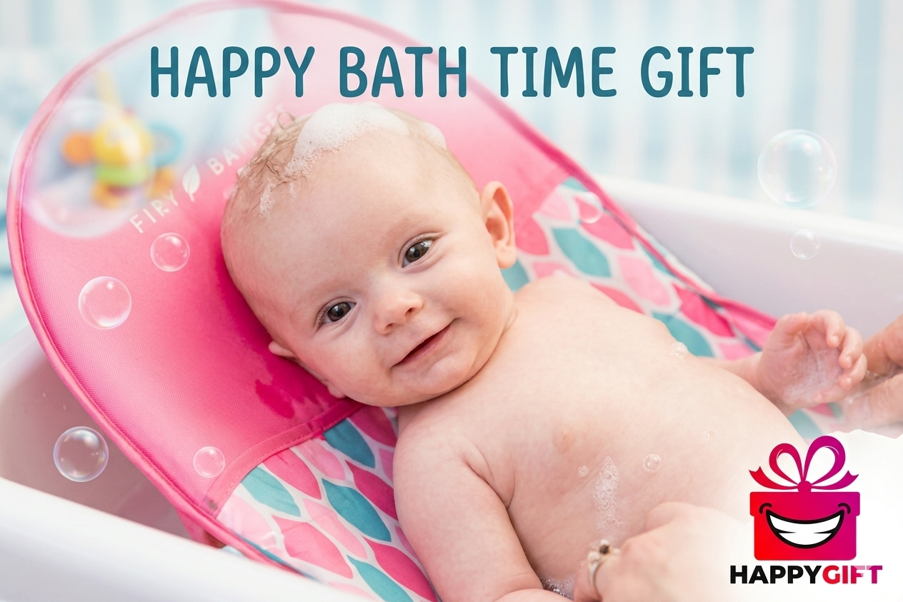 Soft and Happy: The Perfect Support for Baby’s Bath Time