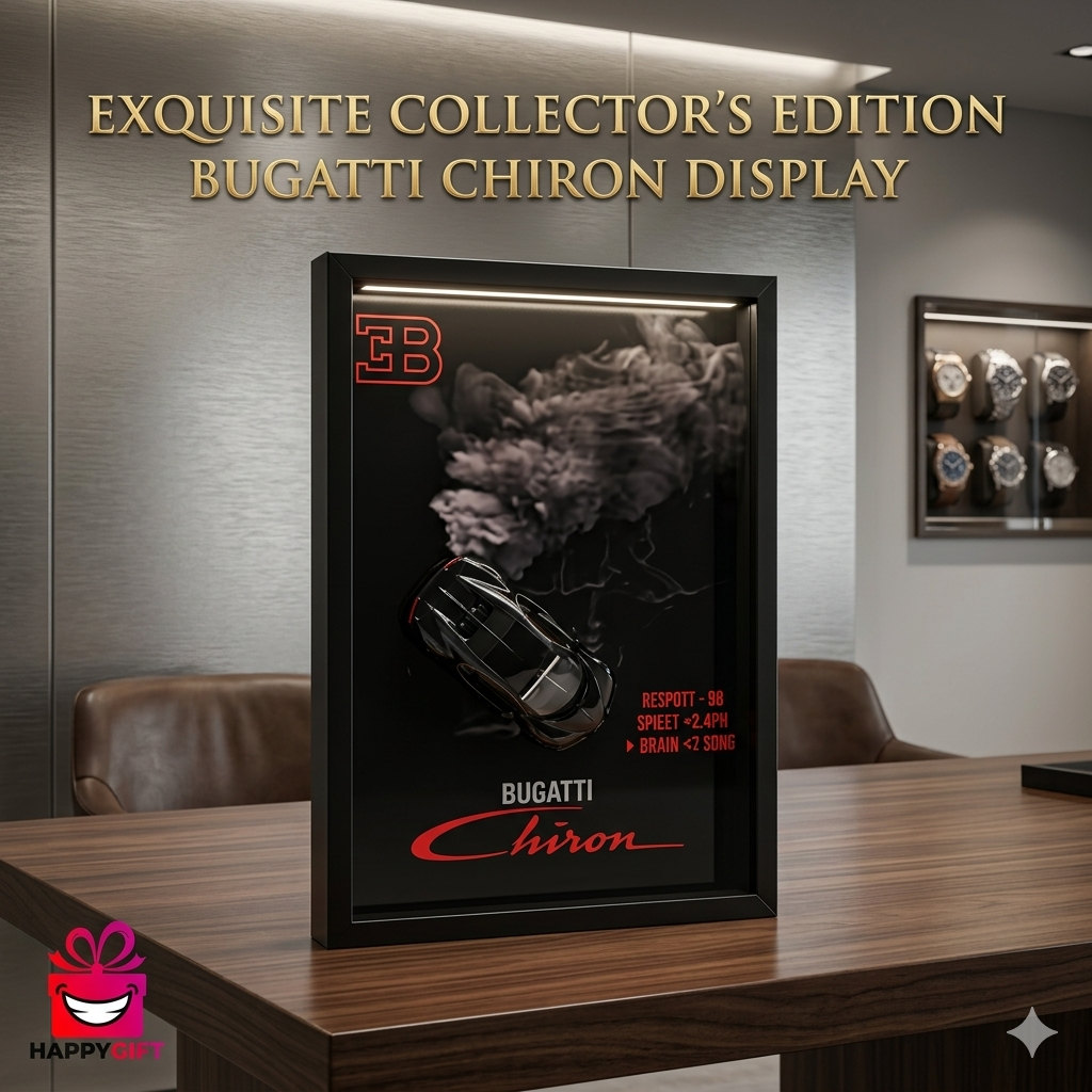 The Ultimate Bugatti Chiron Collector’s Masterpiece – Limited Edition Display