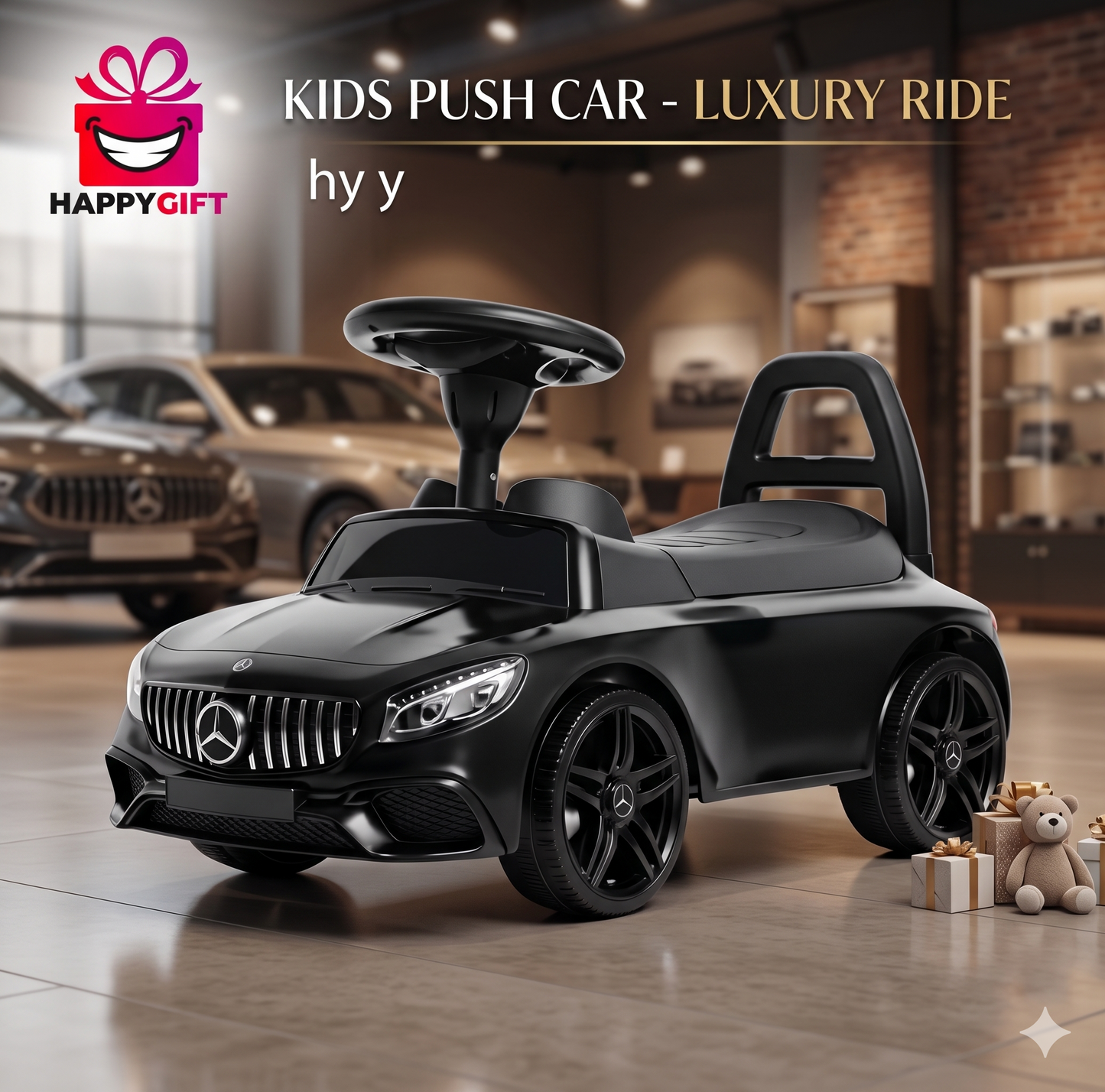 Premium Mercedes-Benz Licensed Toddler Ride-On push car