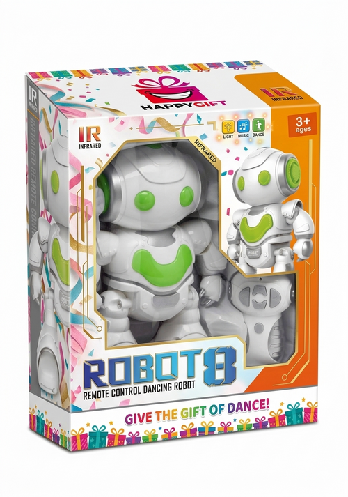 Remote Control Dancing Robot Toy – Interactive Lights & Music for Kids 3+