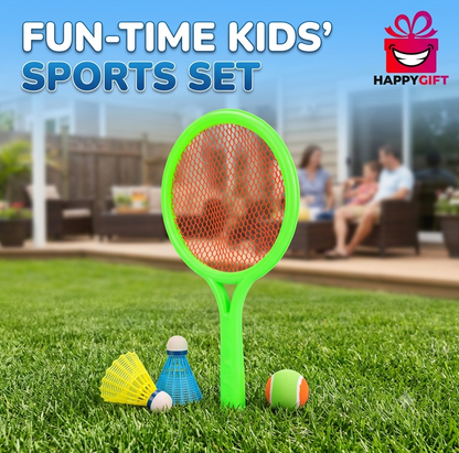Kids’ Outdoor Sports Racket Kit | Active Fun by HappyGift