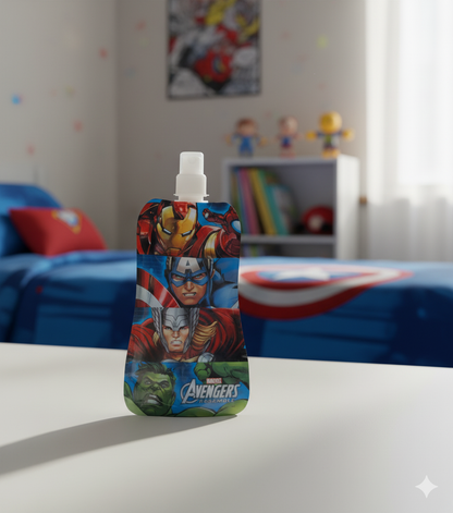 Kids' Foldable Water Bottle – Frozen & Avengers Edition
