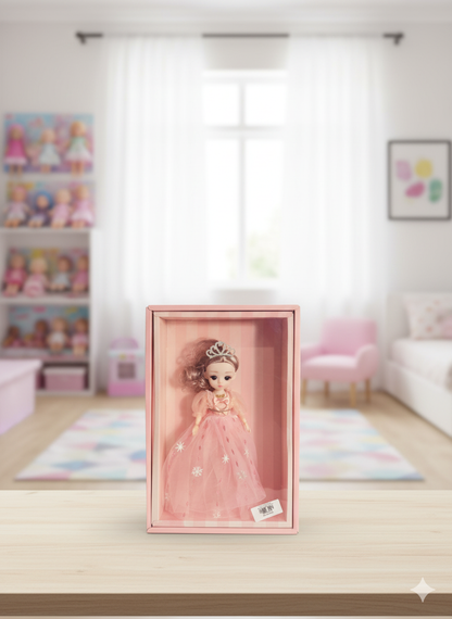 Pink Princess Fashion Doll with Tiara