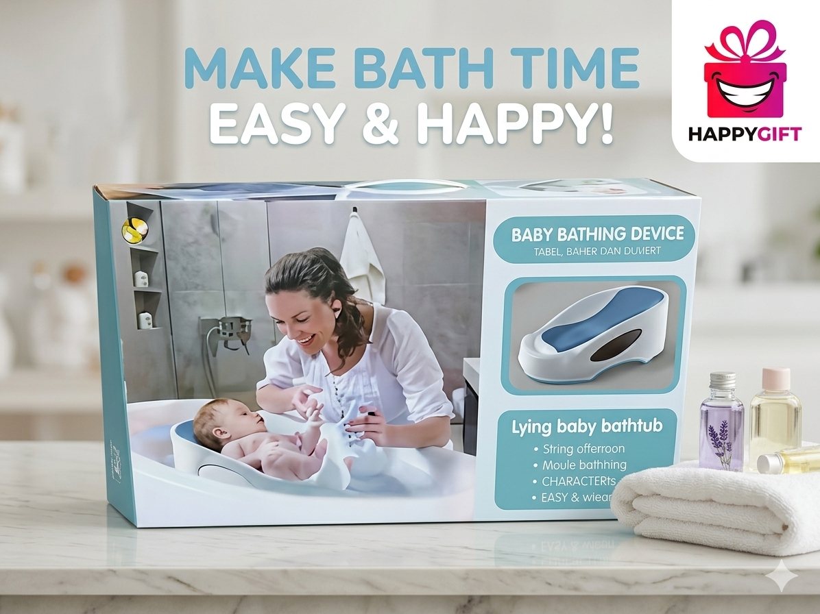 Premium Ergonomic Baby Bather – Safe & Comfortable Bathing