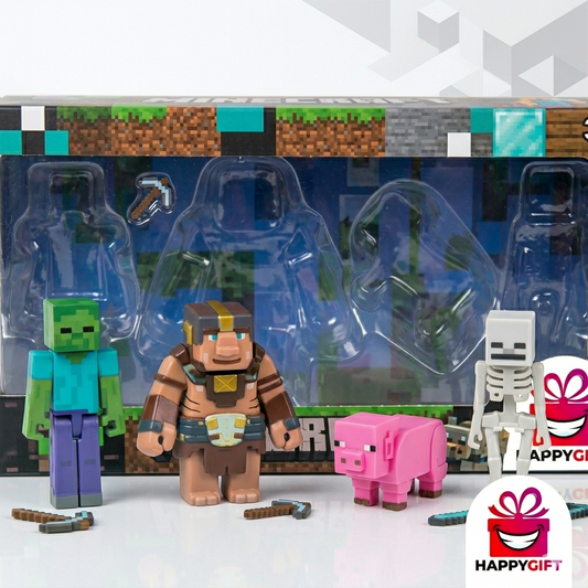 Minecraft Adventurer Action Figure Set (4 Pieces)