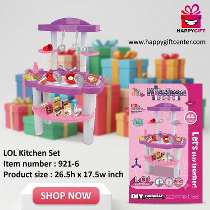 Little Chef Deluxe Kitchen Play Set – Imaginative Cooking Fun!