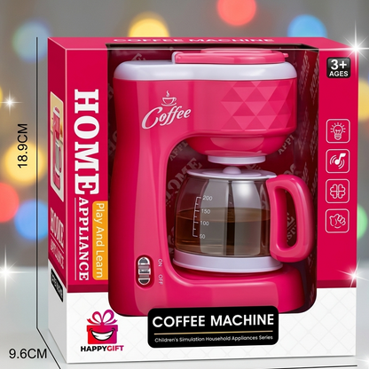 Kids Realistic "Home Appliance" Coffee Machine Toy with Lights & Sounds