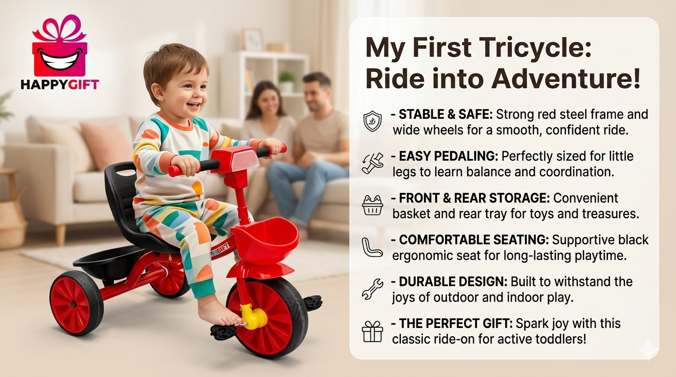 My First Tricycle: Ride into Adventure!