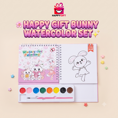 Bunny Watercolor Set