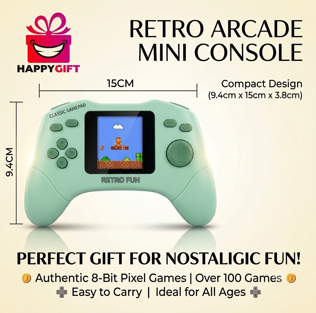 Retro Arcade Pocket: The Ultimate 23+ Game Classic Handheld
