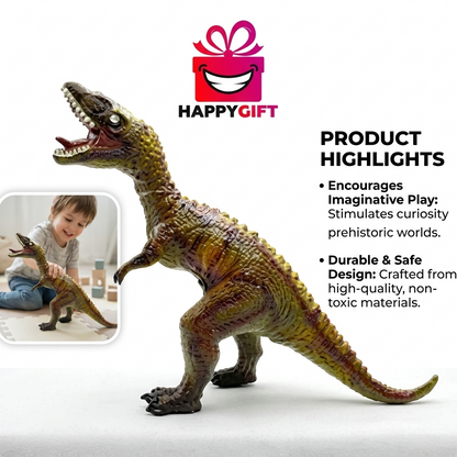 Prehistoric Roar: Large 12" Carnivorous Dinosaur Action Figure