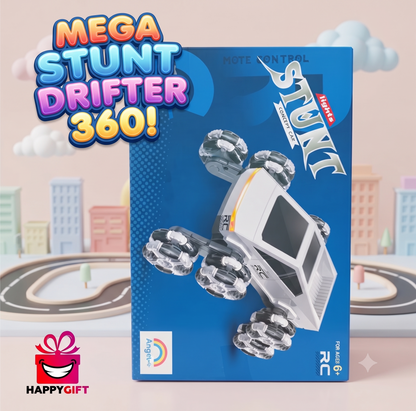Mega Stunt Drifter 360 – All-Terrain Remote Control Stunt Car!