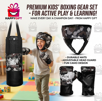 Premium Kids' Boxing Training Set – Complete 4-Piece Gear