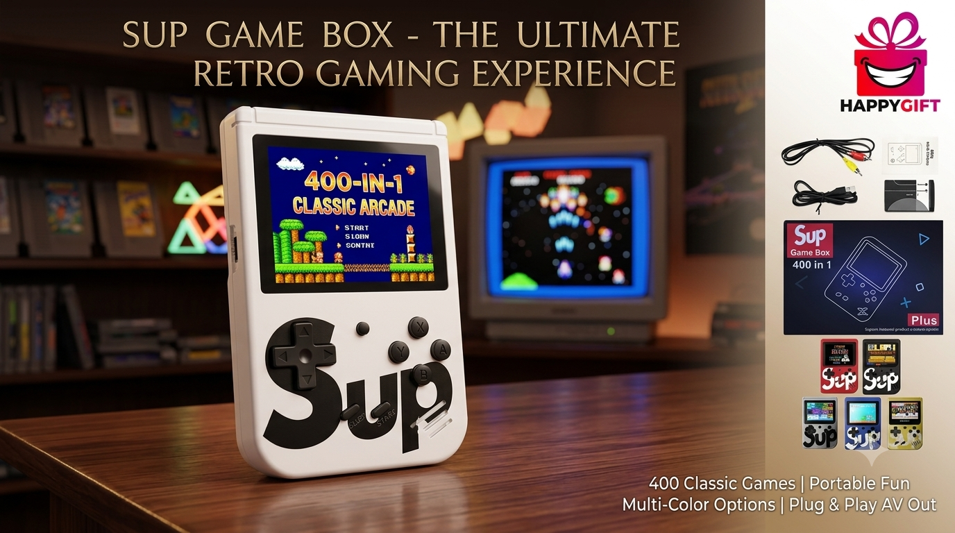Unleash the Classics: Sup 400-in-1 Retro Game Box Plus