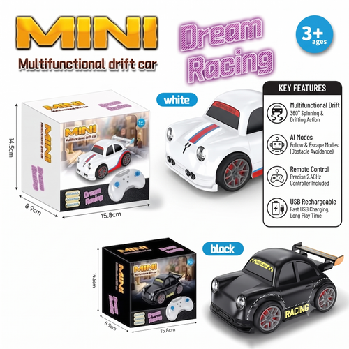 Mini Multifunctional Intelligent Sensor Drift Car - Dream Racing RC Stunt Car