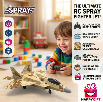 Take to the Skies: The High-Speed Spray Fighter Jet!