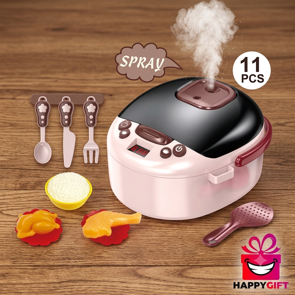 Kids' "Mini Rice Cooker" Simulation Playset