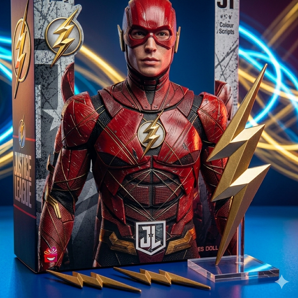 Justice League The Flash Collector’s Edition Action Figure – Premium 12-Inch Super Hero