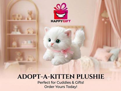 Triple the Cuddles: The Happy Gift Fluffy Cat Family