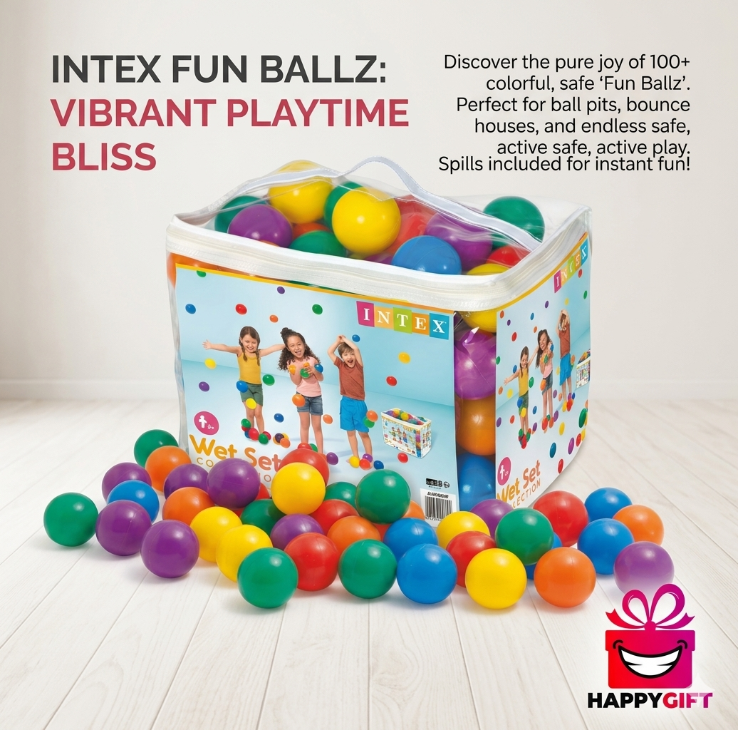 Ultimate 100-Pack Fun Ballz – Vibrant Indoor Play for Kids