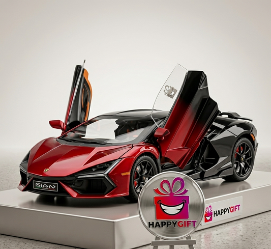 Lamborghini Sián FKP 37 Diecast Model – Premium Collector’s Edition by HAPPYGIFT (Red/Black)
