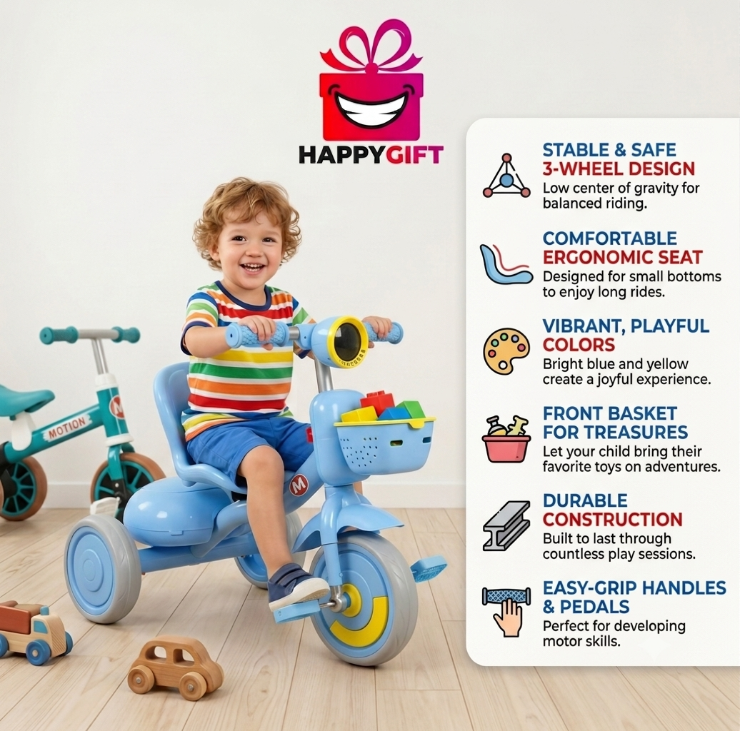 Kids' 3-Wheel Tricycle