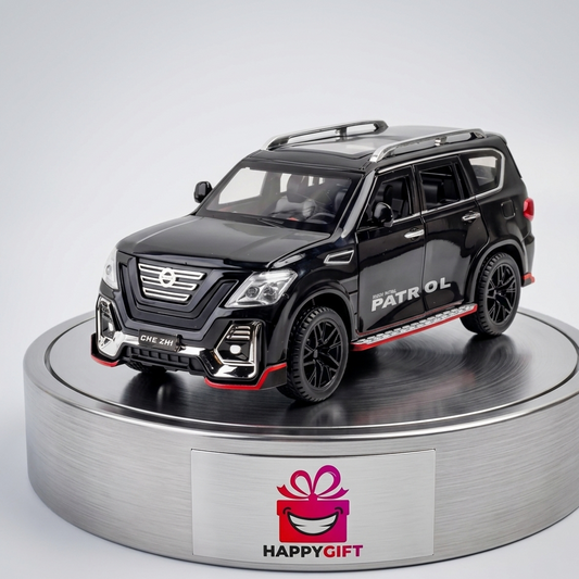Die-Cast Model Car - White Nissan Patrol SUV
