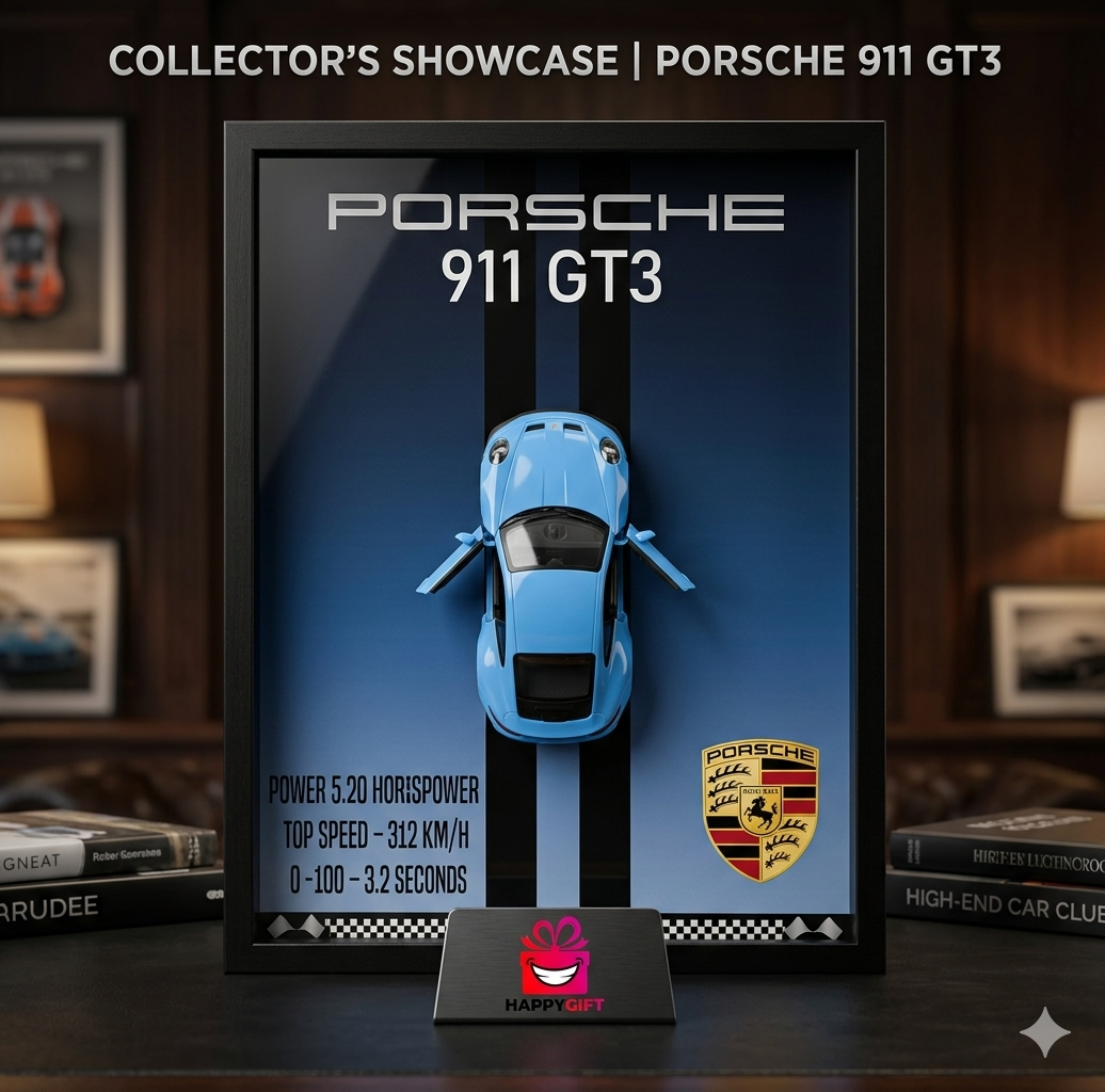 Porsche 911 GT3 Collector’s Edition – Premium 3D Display Frame