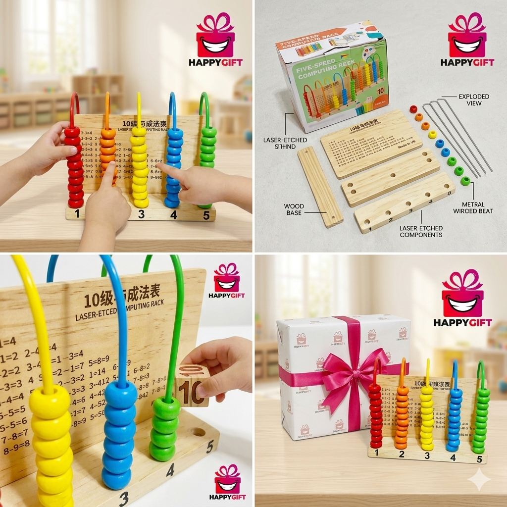 Educational Wooden Computing Rack