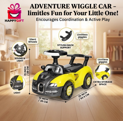 Bugatii 4-Wheel Push Car – The Ultimate Joy-Ride!