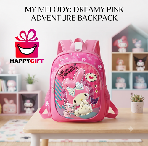 Kuromi Dreamy Pink Adventure Backpack