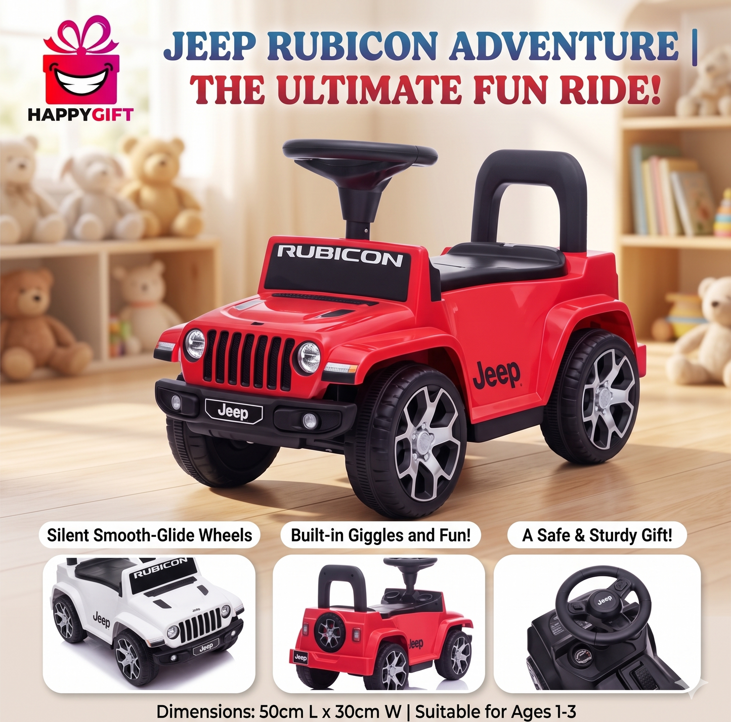 Toddler Jeep Push Car – The Ultimate Adventure Ride!