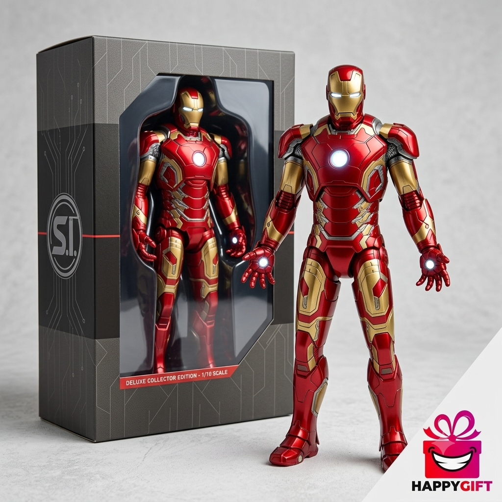 Marvel Avengers Iron Man Action Figure – Premium 12-Inch Collectible with Display Box