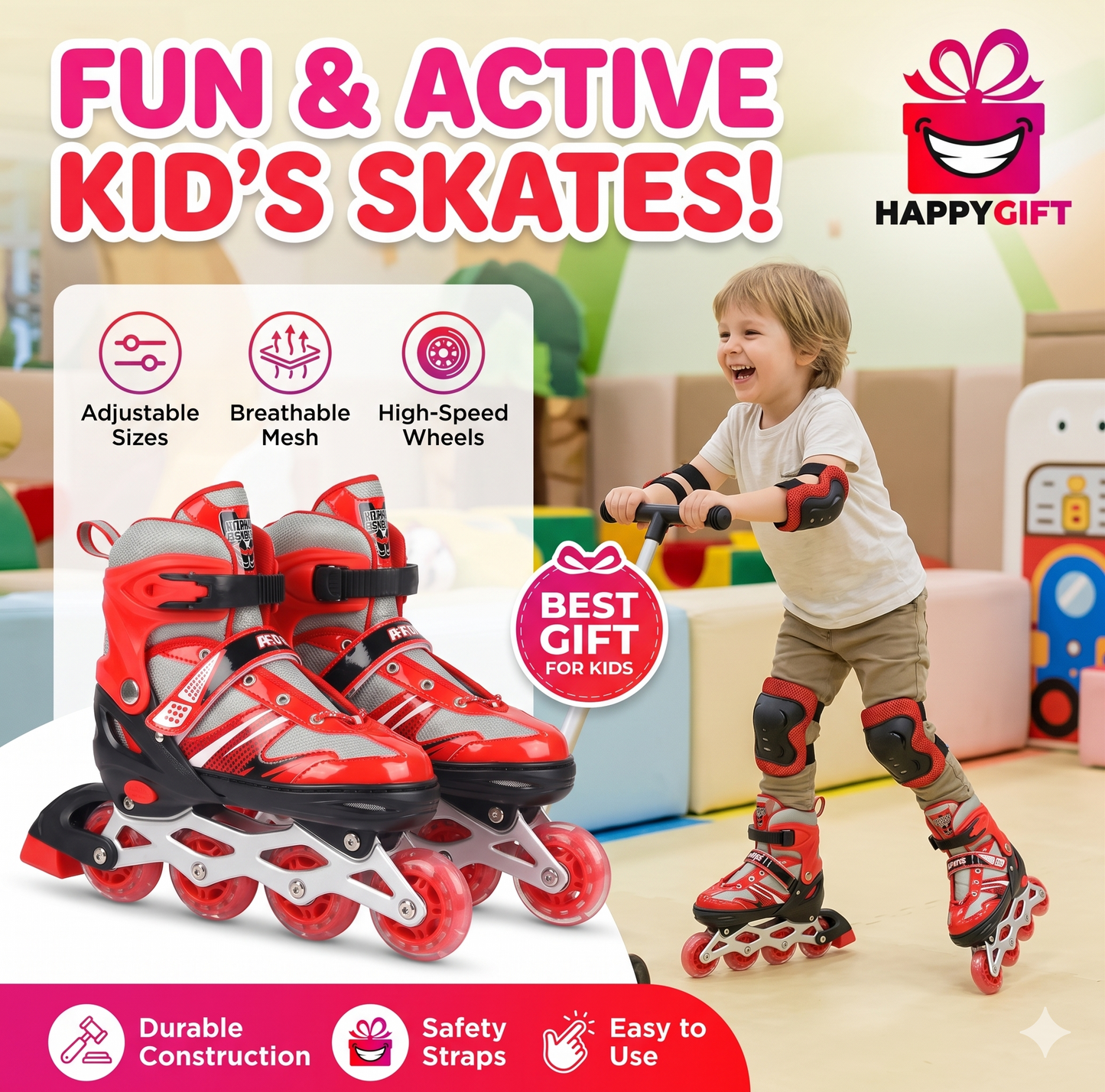 Ultimate Fun & Active Kids' Inline Skates