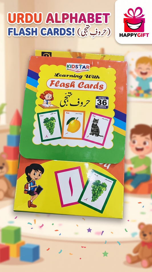 KIDSTAR Urdu Alphabet Flash Cards: The Fun Way to Learn