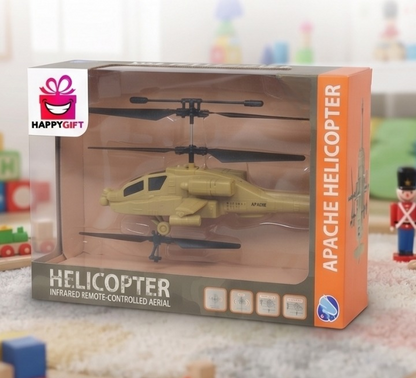 Title: The Ultimate Aerial Adventure! Remote-Controlled Apache Helicopter Toy