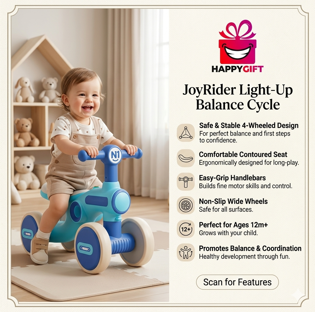 ide into the Rainbow: The Glow & Learn Balance Cycle
