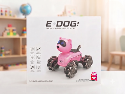 EMODOG Pink 8-Wheel Drive 2.4G Remote Control Robot Pet Dog — Little Angels Series