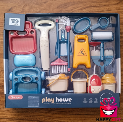 Kids' "Clean Time" Pretend Play Set