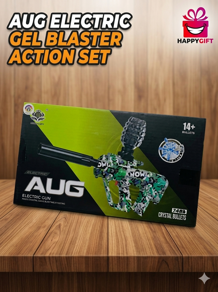 Premium Electric AUG Crystal Gel Blaster Action Set – The Ultimate Blasting Experience!