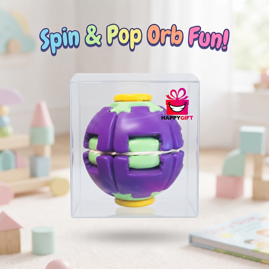 Spin & Pop Orb Fun! – Purple & Green Interactive Fidget Puzzle