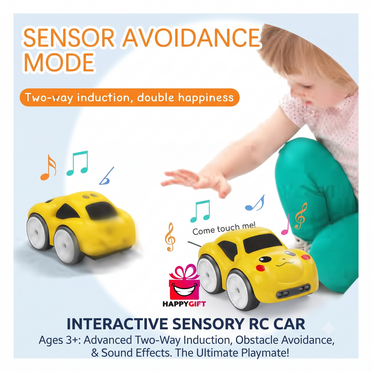 Magic Induction Line-Following & RC Car - Smart Car Toy Set (YC-001)