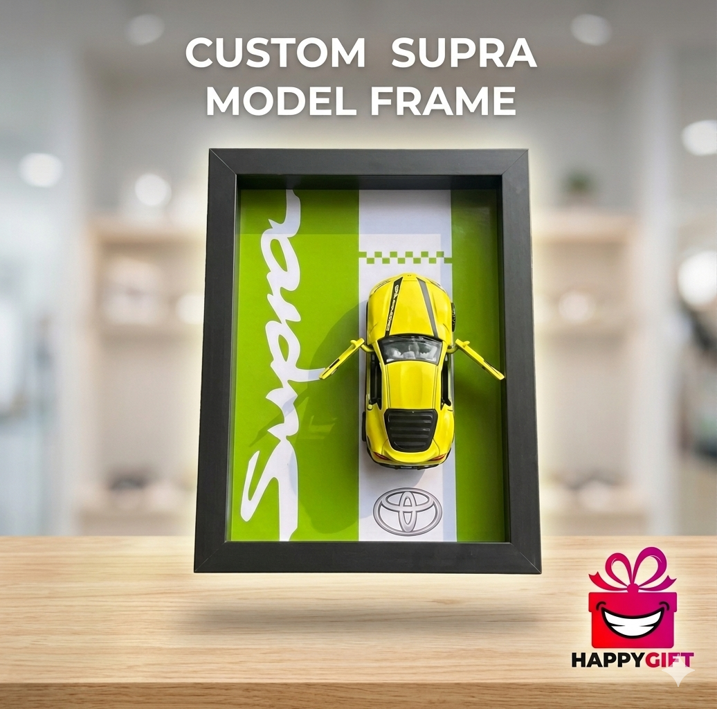 Limited Edition Toyota Supra JDM Collector’s Shadow Box – Premium Display Art