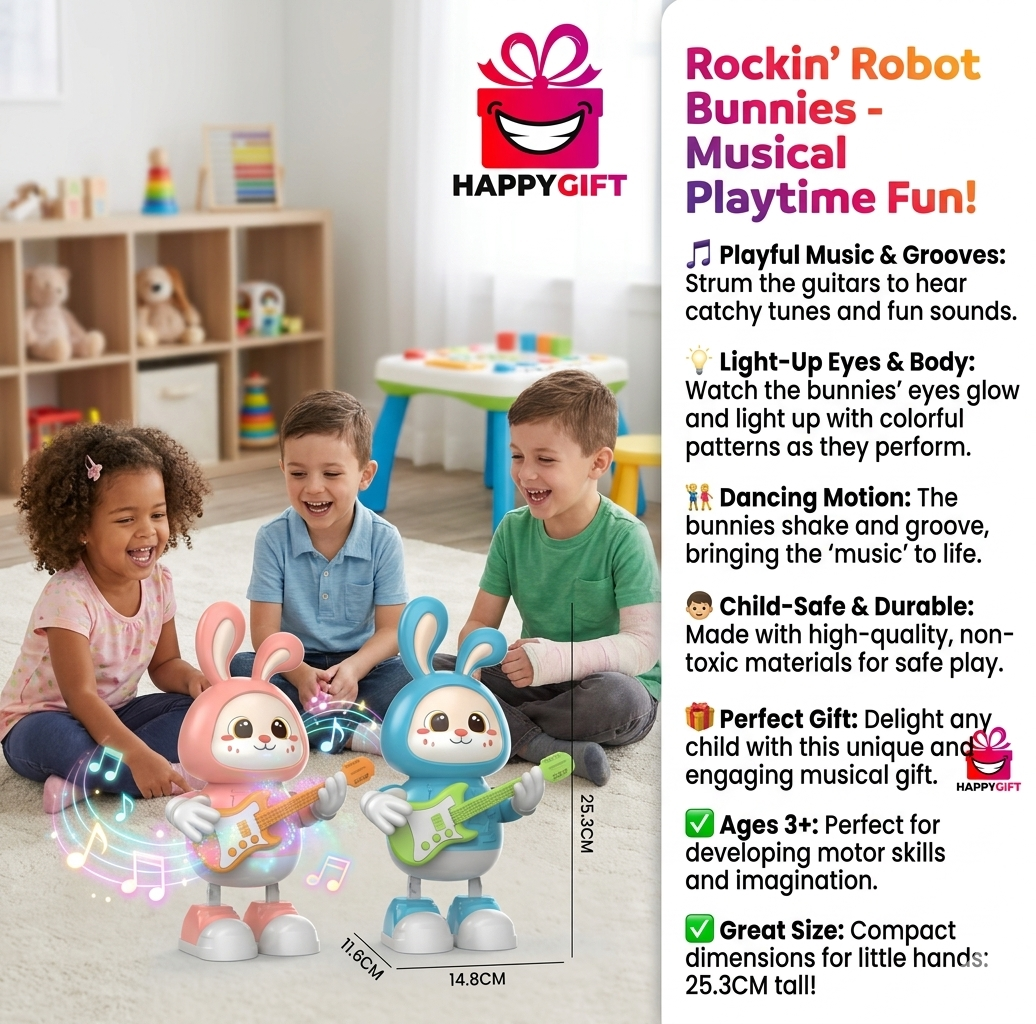 Meet the Musical Rabbit Guitarist – Your Child's New Best Friend!
