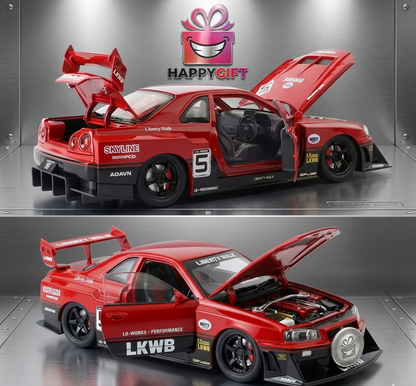 Nissan GTR R34 Skyline Alloy Die-Cast Model